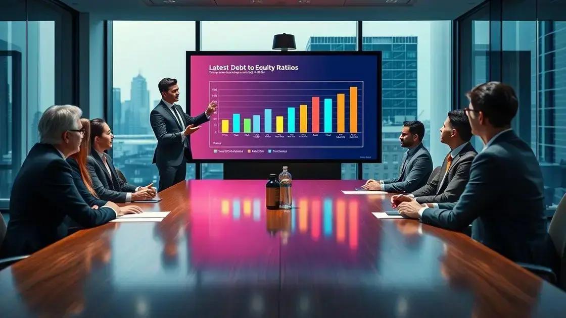 Current trends in debt-to-equity ratios