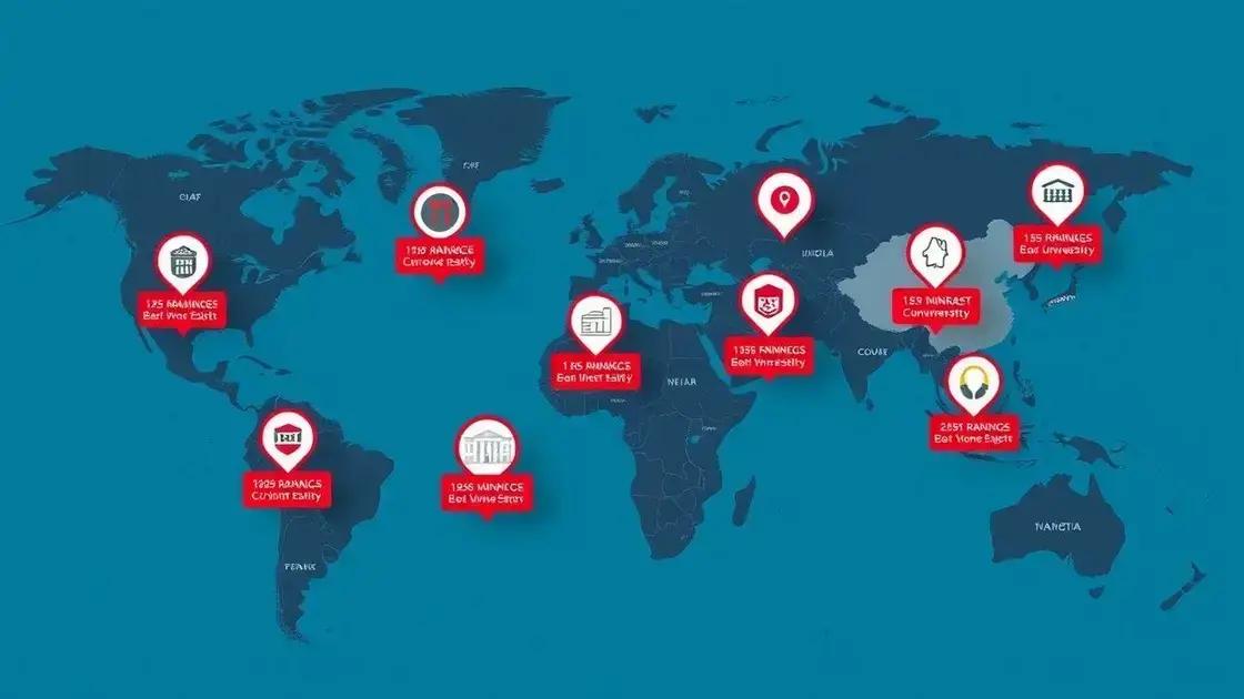 Global university rankings: what you need to know
