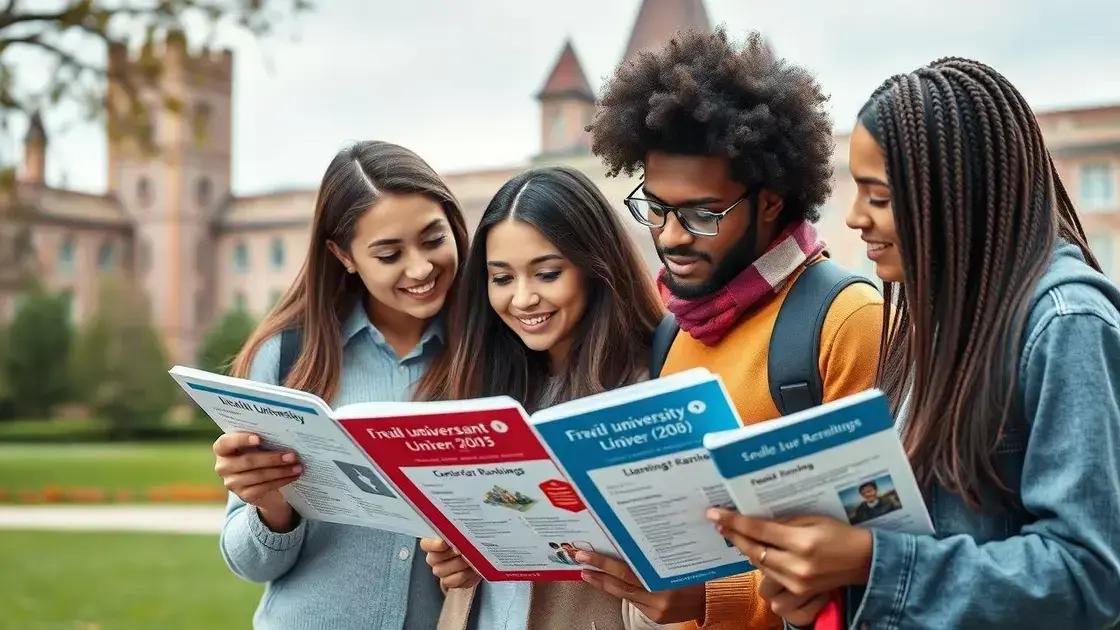 The impact of rankings on student choices