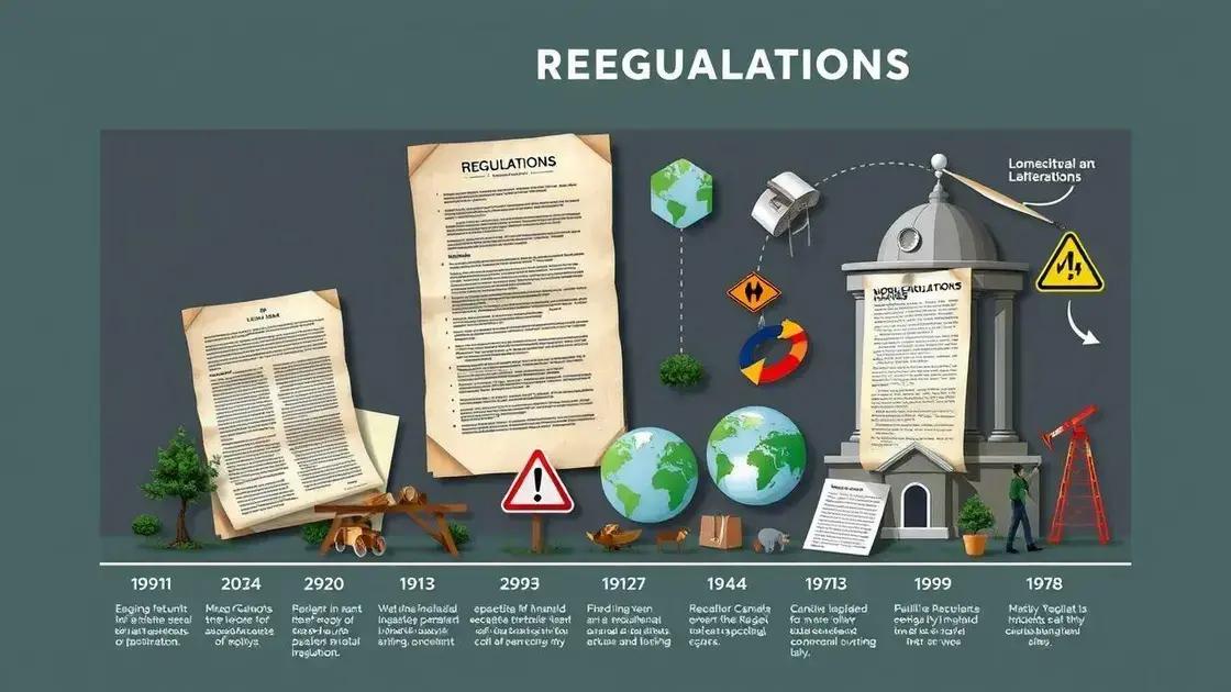 Historical context of regulatory changes